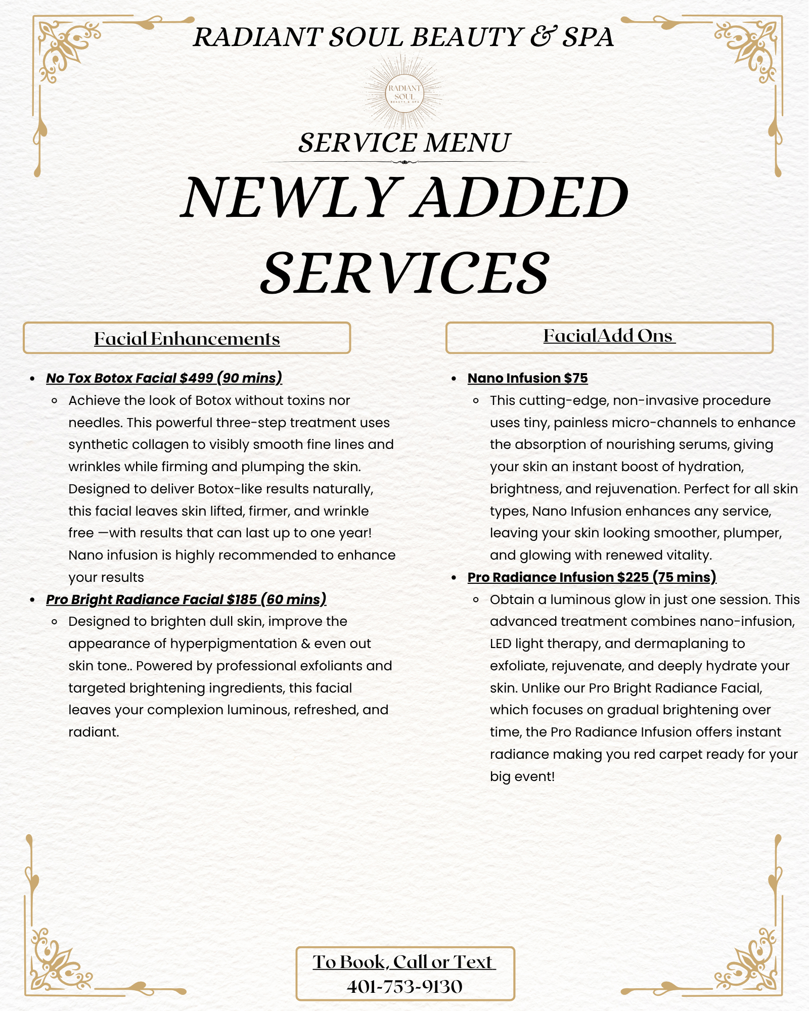 Service Menu Page 3