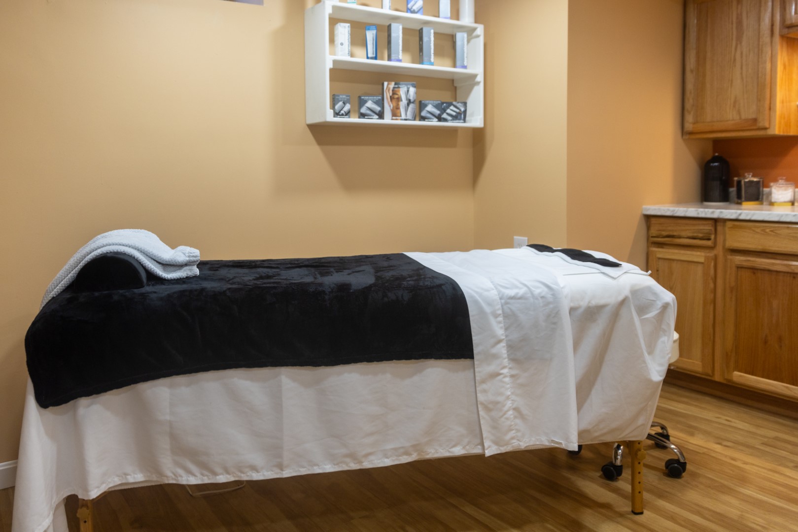 Treatment room at Radiant Soul Beauty & Spa